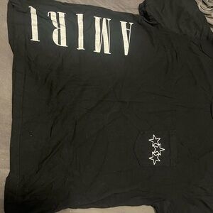 Amiri Large Black T-Shirt with Star Pocket(need gone asap!)